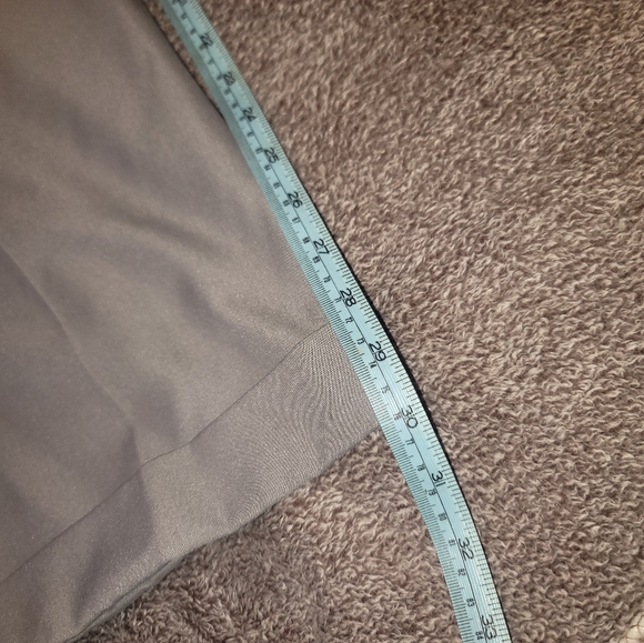 GS gray 52/30 pleated and cuffed dress slacks with reinforced suspender buttons - Picture 9 of 9